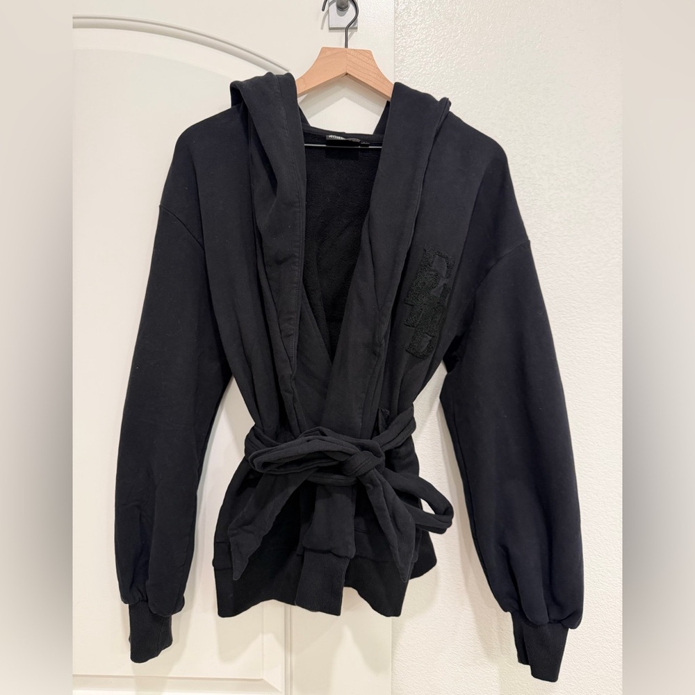 Black Hooded.. Fancy Homebody Cozy Flight 2 piece set